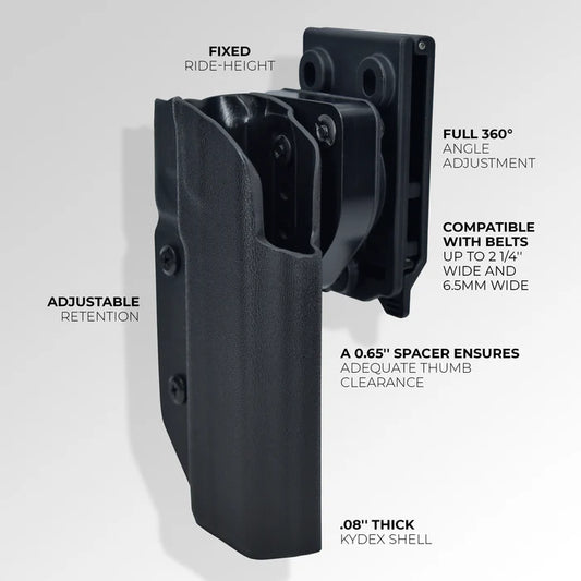 OWBH - Quick Release OWB Holster w/ Male Adapter