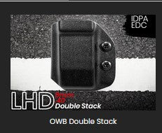 4 LHD Universal OWB Double Stack Magazine Carrier 9mm, .40 S&W $ 19.99