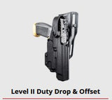 OWBH - Level II Duty Drop and Offset Holster