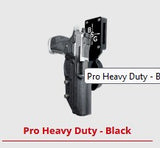 OWBH - Pro Heavy Duty Competition Holster - Black on Black Series