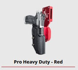 OWBH - Pro Heavy Duty Competition Holster - Red on Black Series