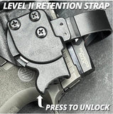 OWBH - Level II Duty Drop and Offset Holster