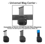 DSTACK - Universal OWB Double Stack Magazine Carrier 9mm, .40 S&W