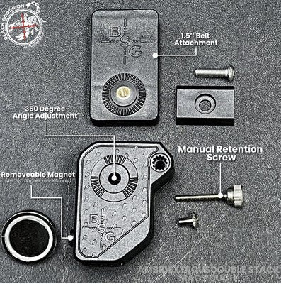 Ambidextrous Double Stack Magazine Pouch