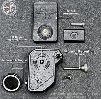 combo Competition Rig - 1 Pro HD Belt, 4 Ambidextrous Double Stack Mag
