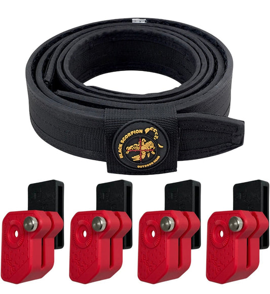 combo Competition Rig - 1 Pro HD Belt, 4 Ambidextrous Double Stack Mag
