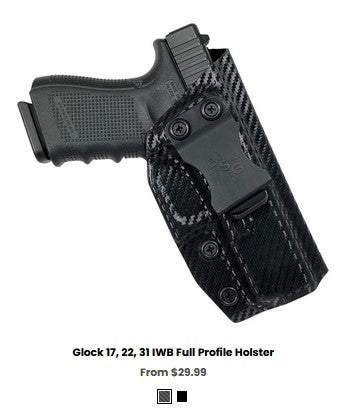 G22 Glock 17, 22, 31 IWB Full Profile Holster - IWB Holsters