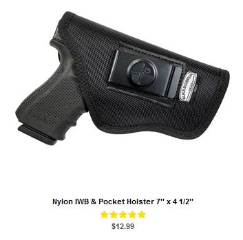 G22 Nylon IWB & Pocket Holster 7'' x 4 1-2'' - IWB Holsters