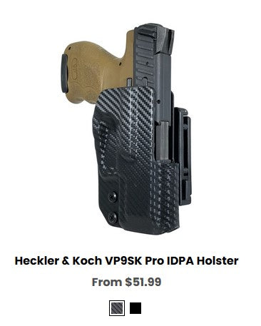 H&K VP9SK Pro IDPA Holster - OWB Holsters