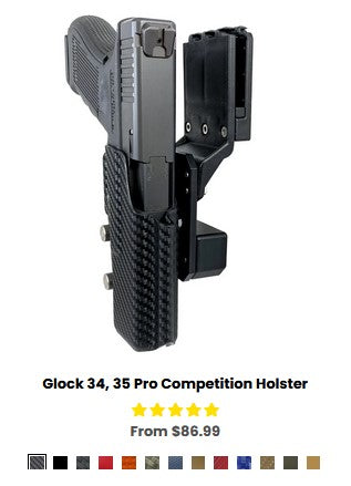 Pro OWB Pro Holster Glock 34, 35 Pro Competition Holster