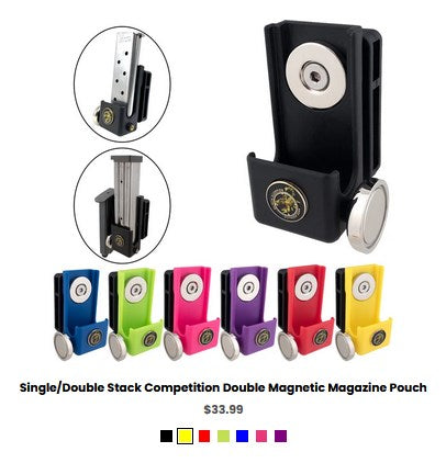 SS P320 Nitron Compact Single-Double Stack Competition Magnetic Magazine Pouch